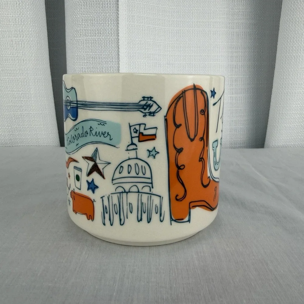 Starbucks Texas Been There Series Across The Globe Collection 14oz Mug Cup 2019